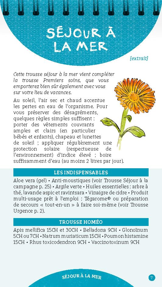 Les antisèches - Trousse de soins naturels Livres Dilisco - OLF