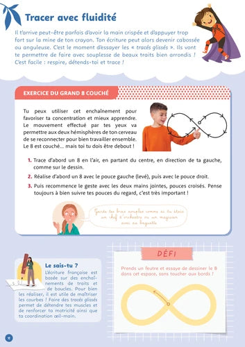 Mon cahier d'activités pour apprendre à m'appliquer Dyslexie et concentration OLF