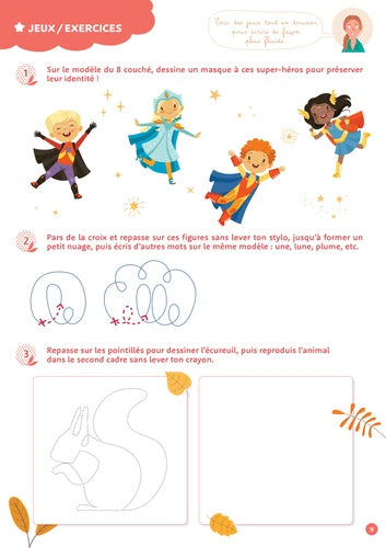 Mon cahier d'activités pour apprendre à m'appliquer Dyslexie et concentration OLF