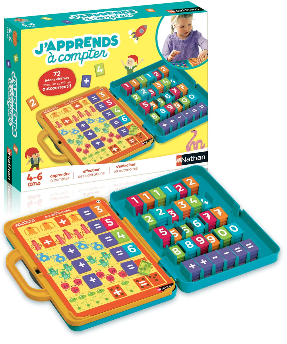 J'apprends à compter - Coffret de jeu dès 4 ans Jeux & loisirs créatifs Swissgames