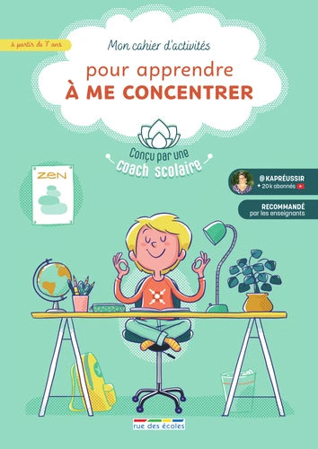 Mon cahier d'activités pour apprendre à me concentrer Dyslexie et concentration OLF