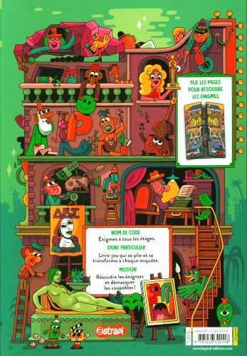 Livre jeux : Enigmes à tous les étages - T8, arnaques et micmacs - Dès 8 ans Cahiers de jeux La family shop
