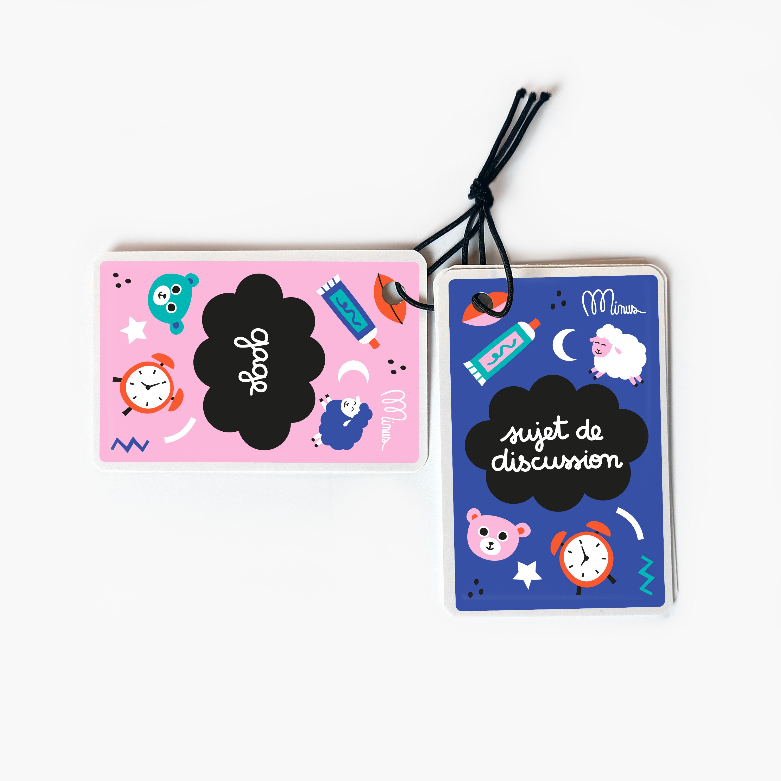 Cartes: au lit! Le Kit de discussions qui fait bien dormir Jeux & loisirs créatifs La family shop