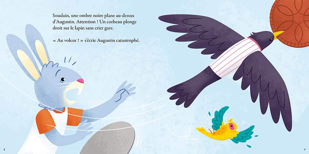 Augustin - maître corbeau et la chocogalette Livres OLF