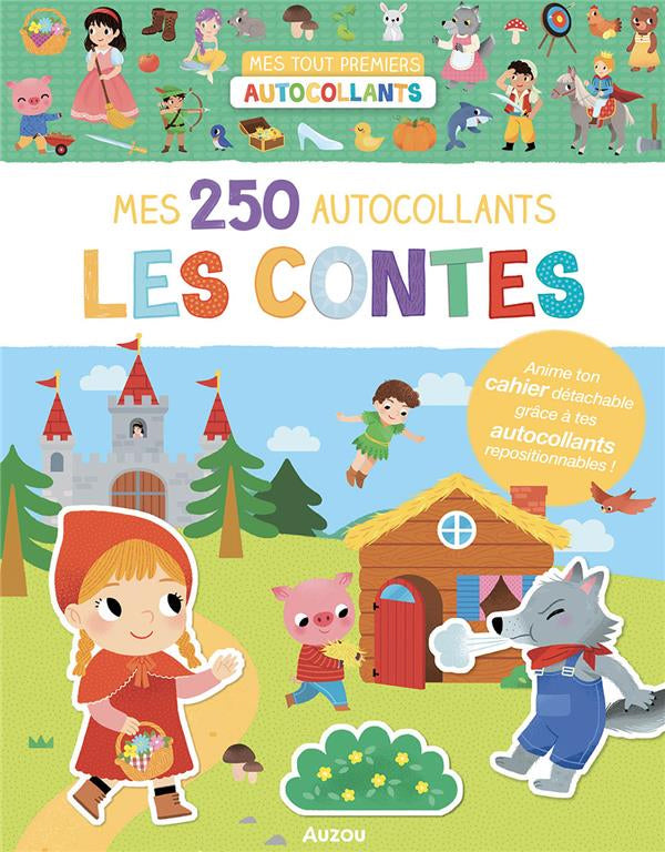 Mes 250 autocollants - Les contes - De 3 à 5 ans Cahiers de jeux OLF