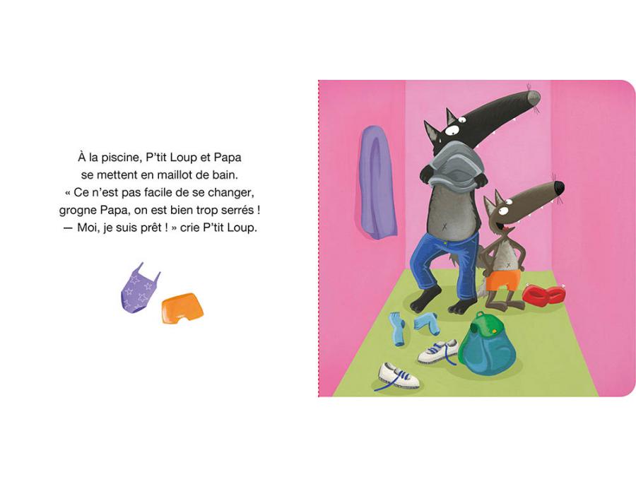 P'tit Loup va à la piscine Livres OLF
