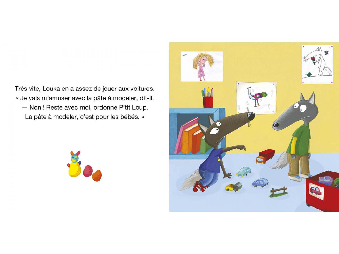 P'tit Loup veut être le chef! Livres OLF