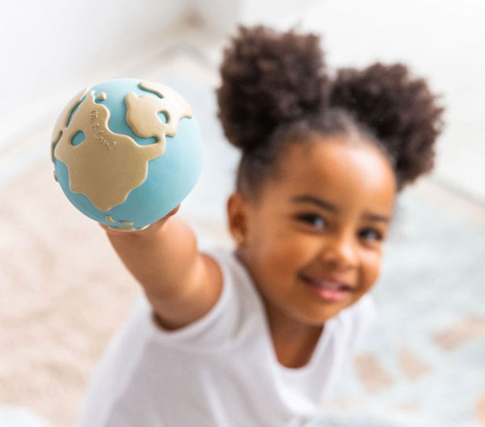La balle Terre - jouet de bain et de dentition Jouets pour bébés et équipement d'éveil La family shop