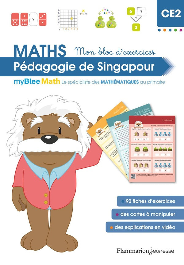 Maths. Exercices avec la pédagogie de Singapour - 5ème primaire - 8 ans Montessori & Steiner OLF