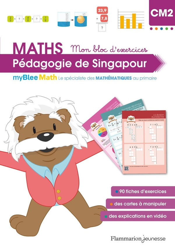 Maths. Exercices avec la pédagogie de Singapour - 7ème primaire - 10 ans Montessori & Steiner OLF