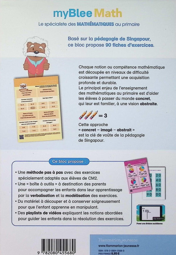 Maths. Exercices avec la pédagogie de Singapour - 7ème primaire - 10 ans Montessori & Steiner OLF