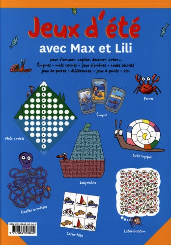Bloc de jeux Max et Lili - Ete