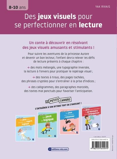 Cahier de jeux : Des jeux visuels pour devenir un bon lecteur - 8-10 ans - 4-6 P Cahiers de jeux La Family Shop