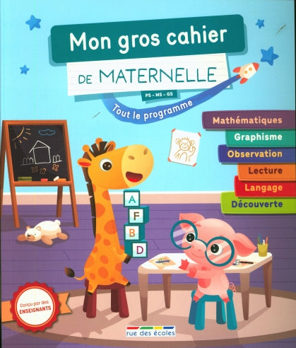 Mon gros cahier de maternelle: activités 3-5 ans Cahiers de jeux La Family Shop
