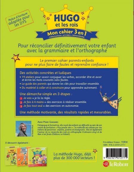 Cahier d'activités Hugo et les rois Etre et Avoir - dès 7 ans - Dès la 3ème harmos