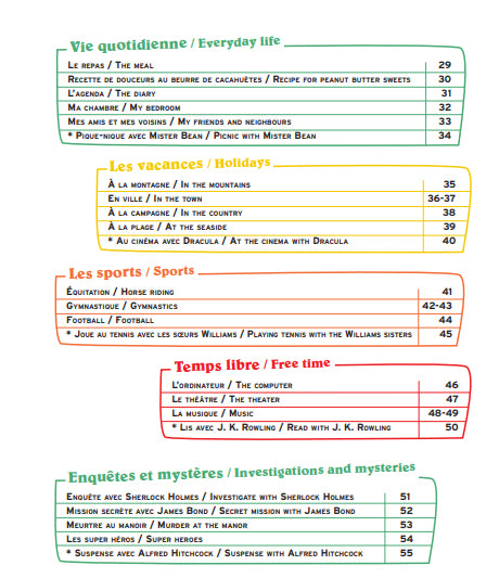 Des jeux pour apprendre l'anglais : 9-11 ans Cahiers de jeux La family shop