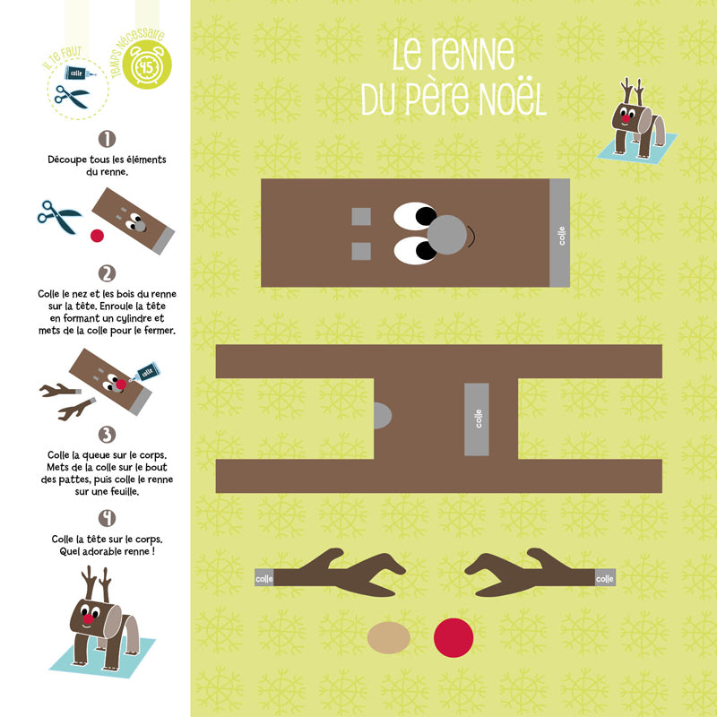 Mon calendrier de l'Avent : 24 activités amusantes pour attendre Noël Cahiers de jeux OLF
