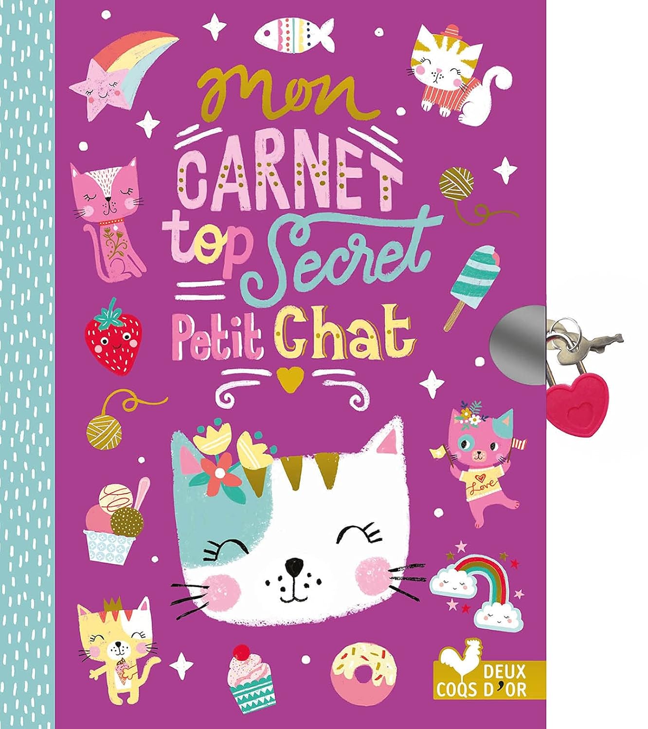 Mon carnet top secret petit chat Livres OLF