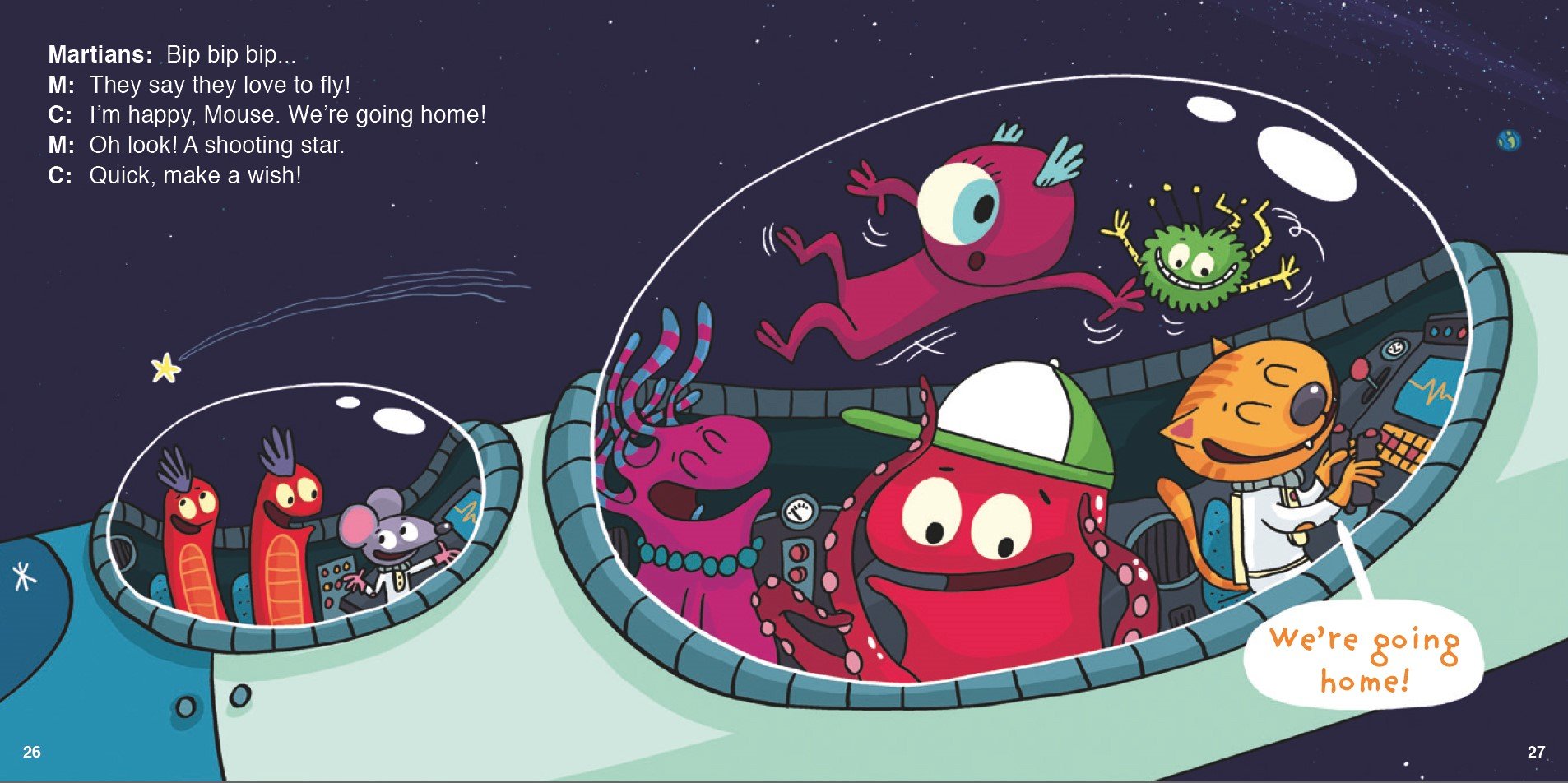 Cat And Mouse go to space - Niveau 3 - J'apprends l'anglais avec Cat And Mouse Livres servidis