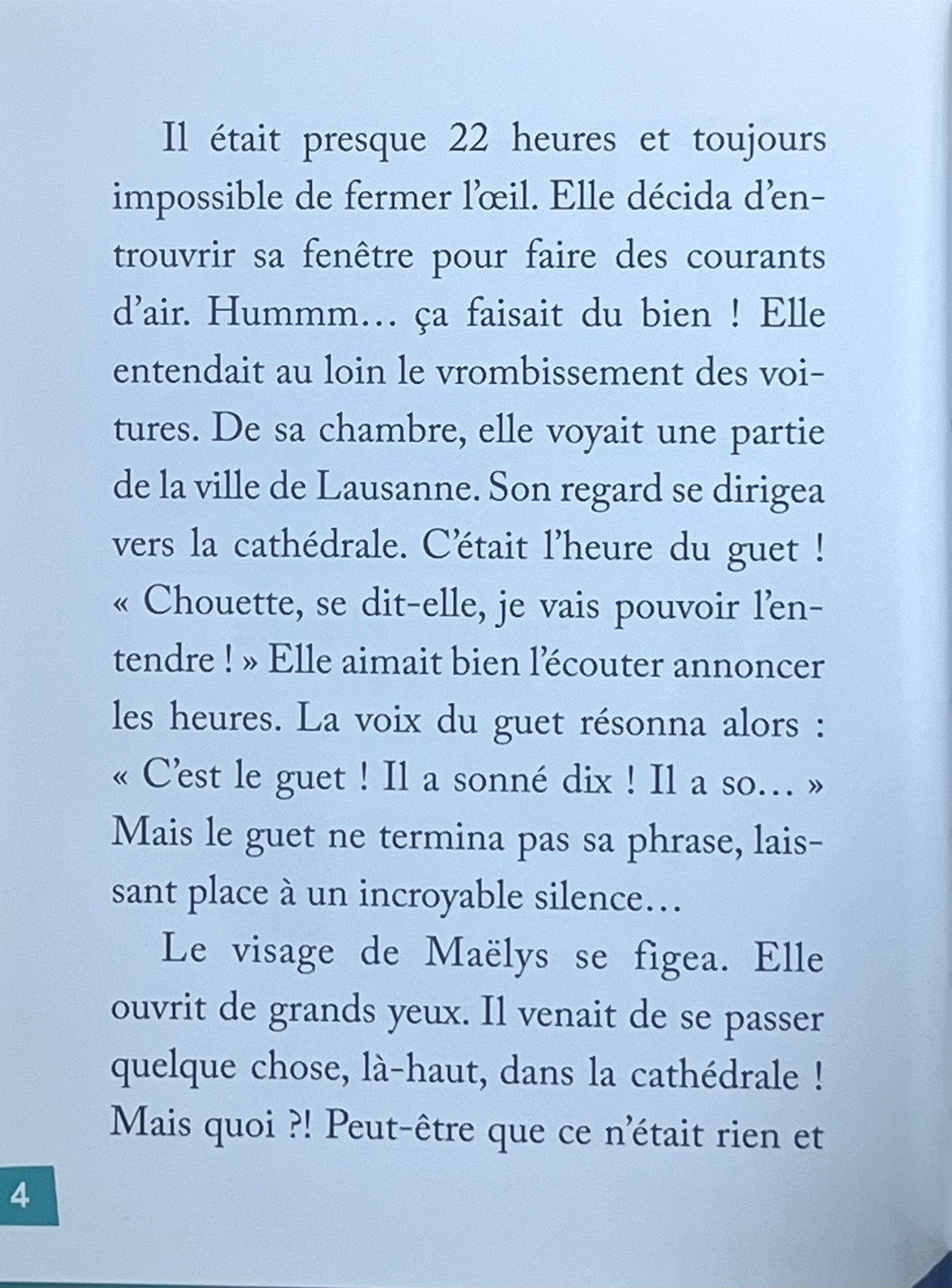 Les enquêtes de Maëlys - T01: l'énigme de la Cathédrale de Lausanne - Dès 8 ans Livres OLF