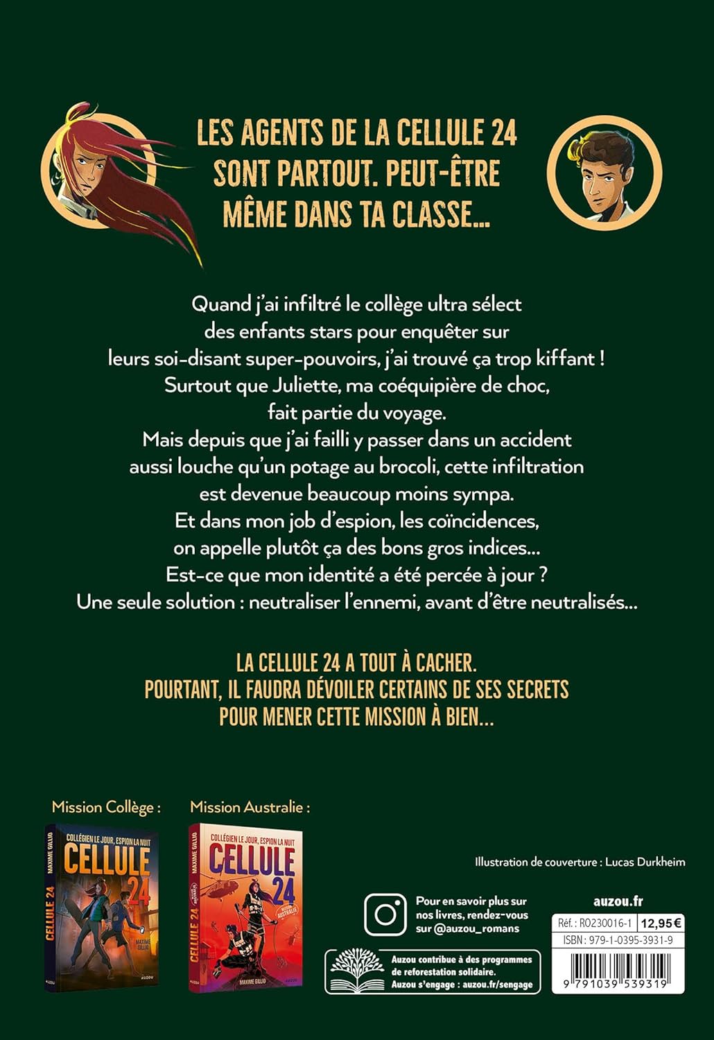 Cellule 24 Tome 3 : Opération VIP - Grand Format Livres OLF