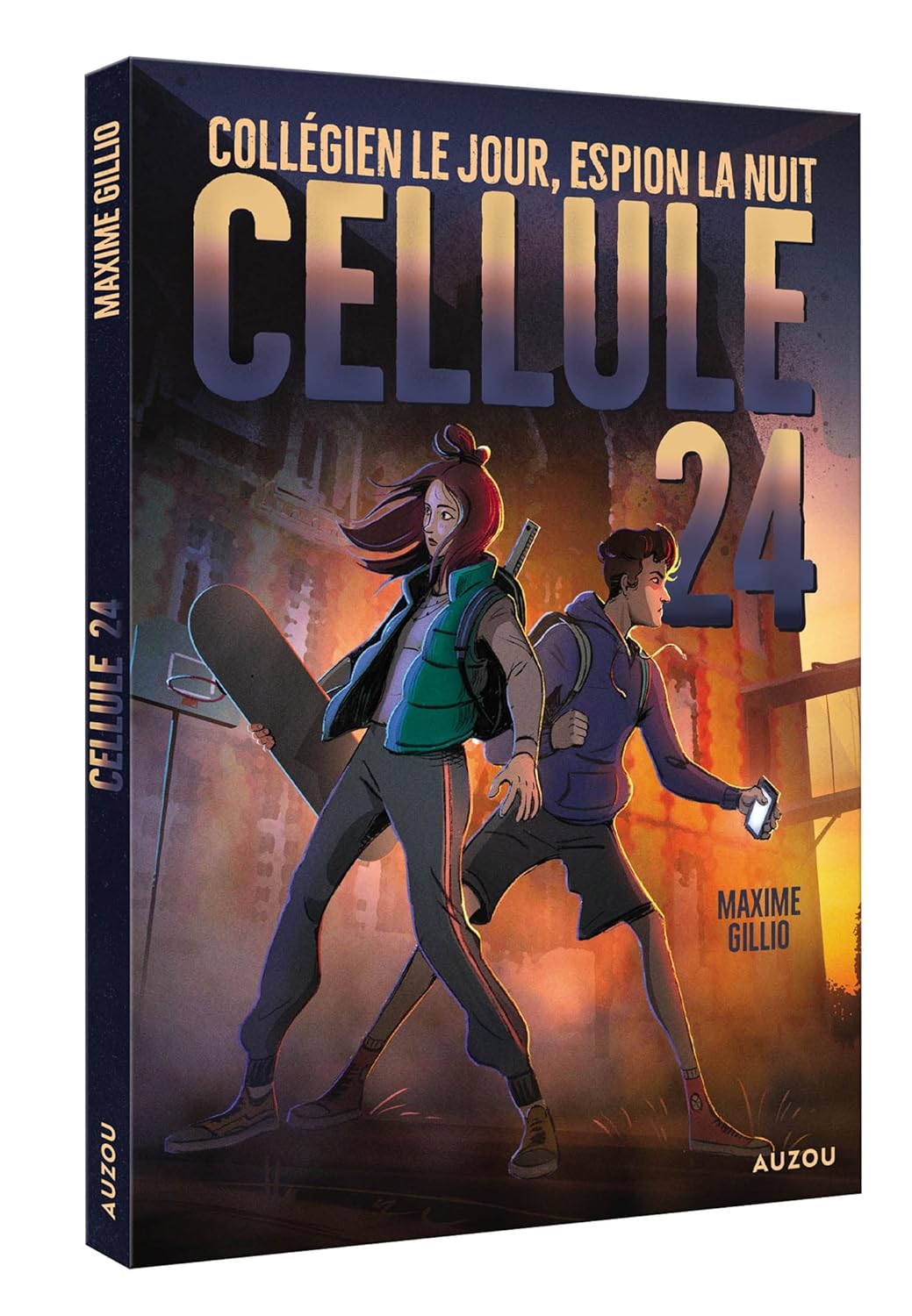 Cellule 24 Tome 1 : Collégien le jour, espion la nuit - Grand Format Livres OLF