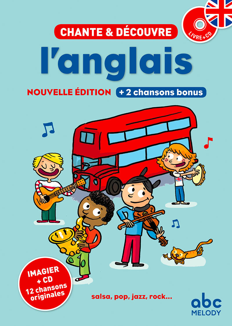 Chante et découvre l'Anglais - Vol 1 Livres Servidis
