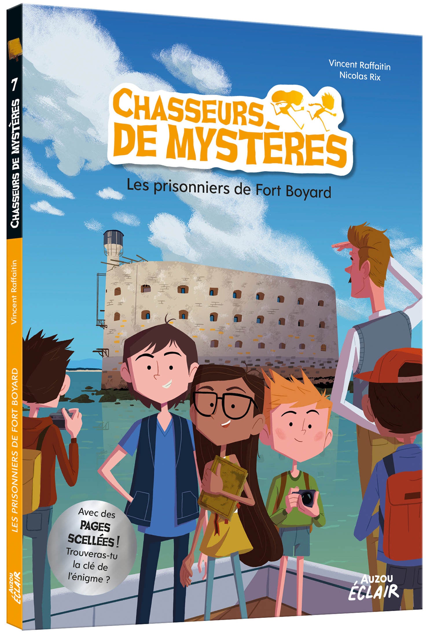Chasseurs de mystères T.7 - Les Prisonniers Du Fort Boyard Livres Auzou - OLF