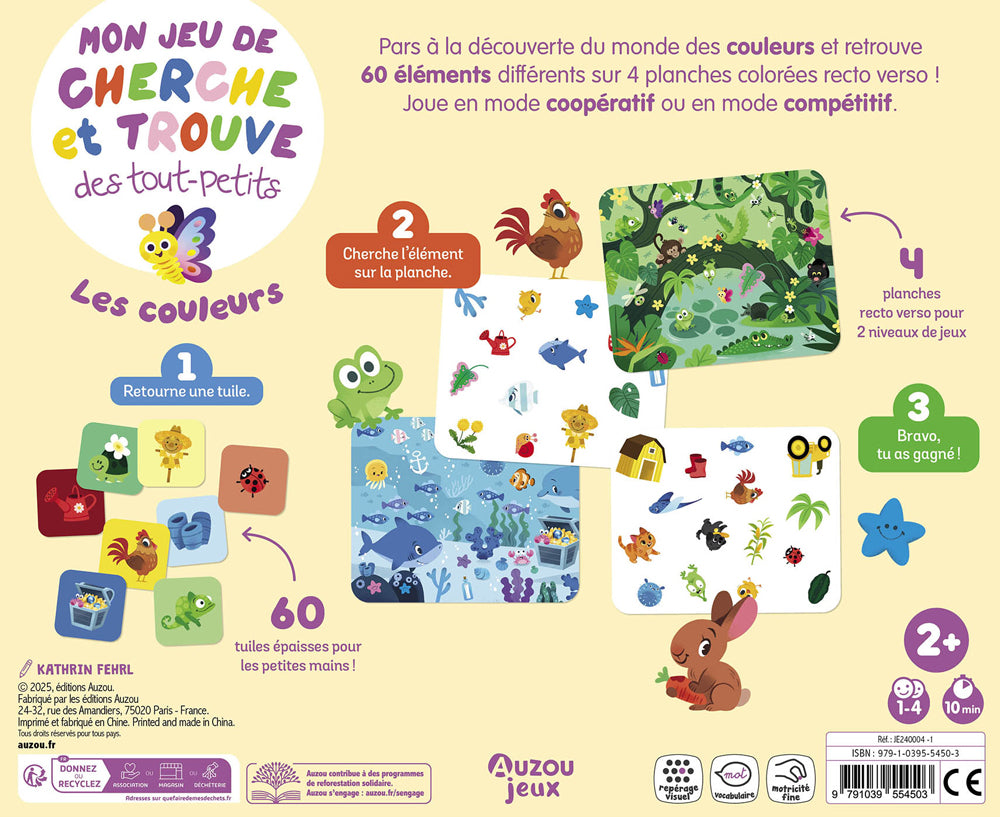 Mon jeu de cherche et trouve des tout-petits - Dès 2 ans Jeux & loisirs créatifs OLF