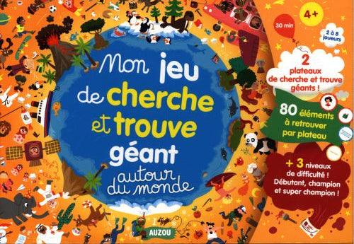 Mon jeu de Cherche et Trouve géant autour du monde - Nouvelle Edition Jeux & loisirs créatifs La family shop