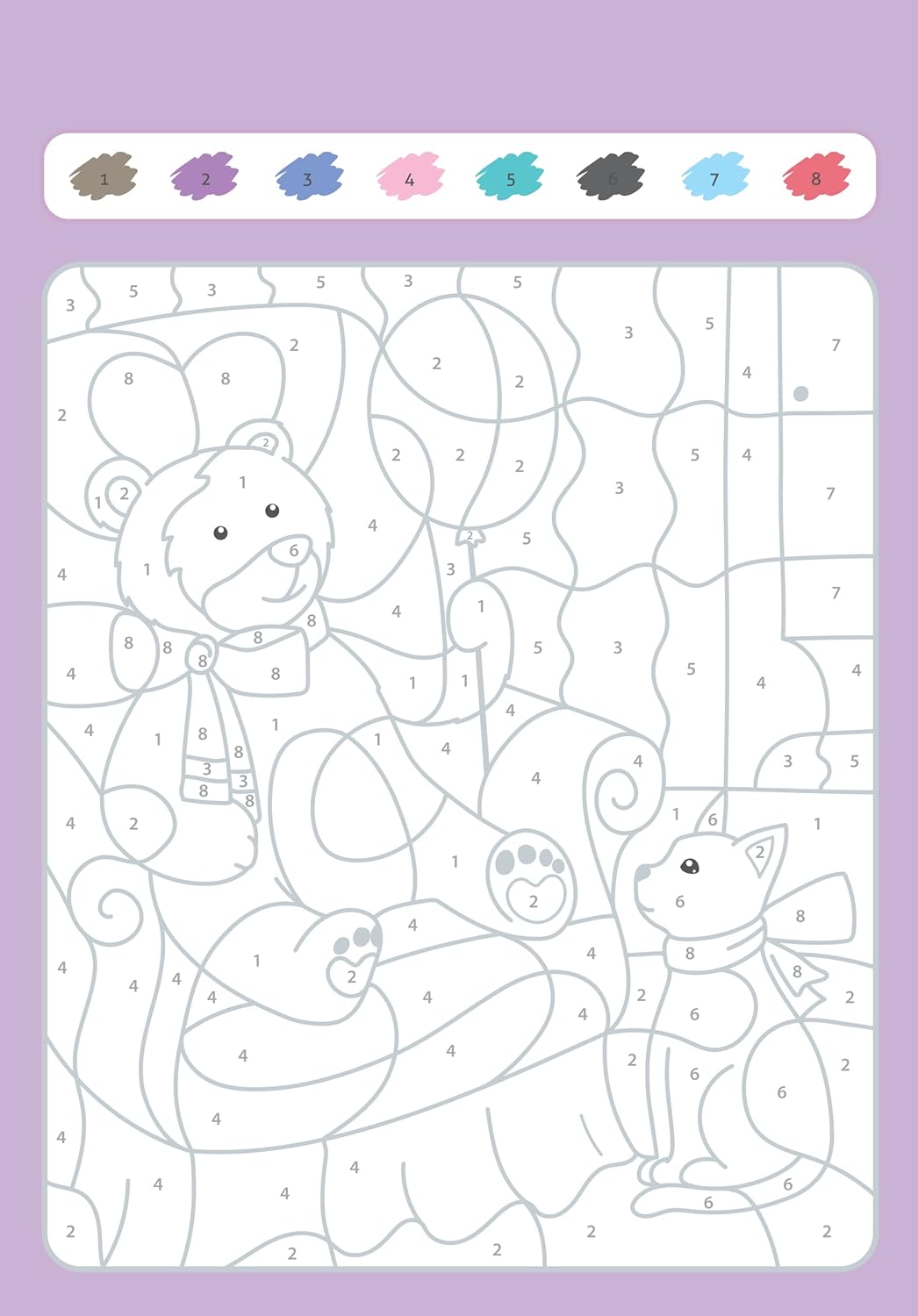 Mon bloc de coloriages magiques - Les chiffres Cahiers de jeux Dilisco - OLF