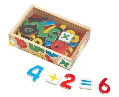 Chiffres en bois aimantés - 37 magnets Jeux & loisirs créatifs La family shop