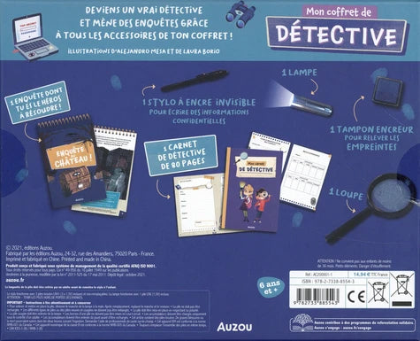 Mon coffret de détective avec enquêtes Jeux & loisirs créatifs OLF