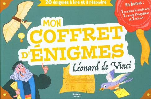 Mon coffret d'énigmes de Léonard de Vinci - dès 7 ans