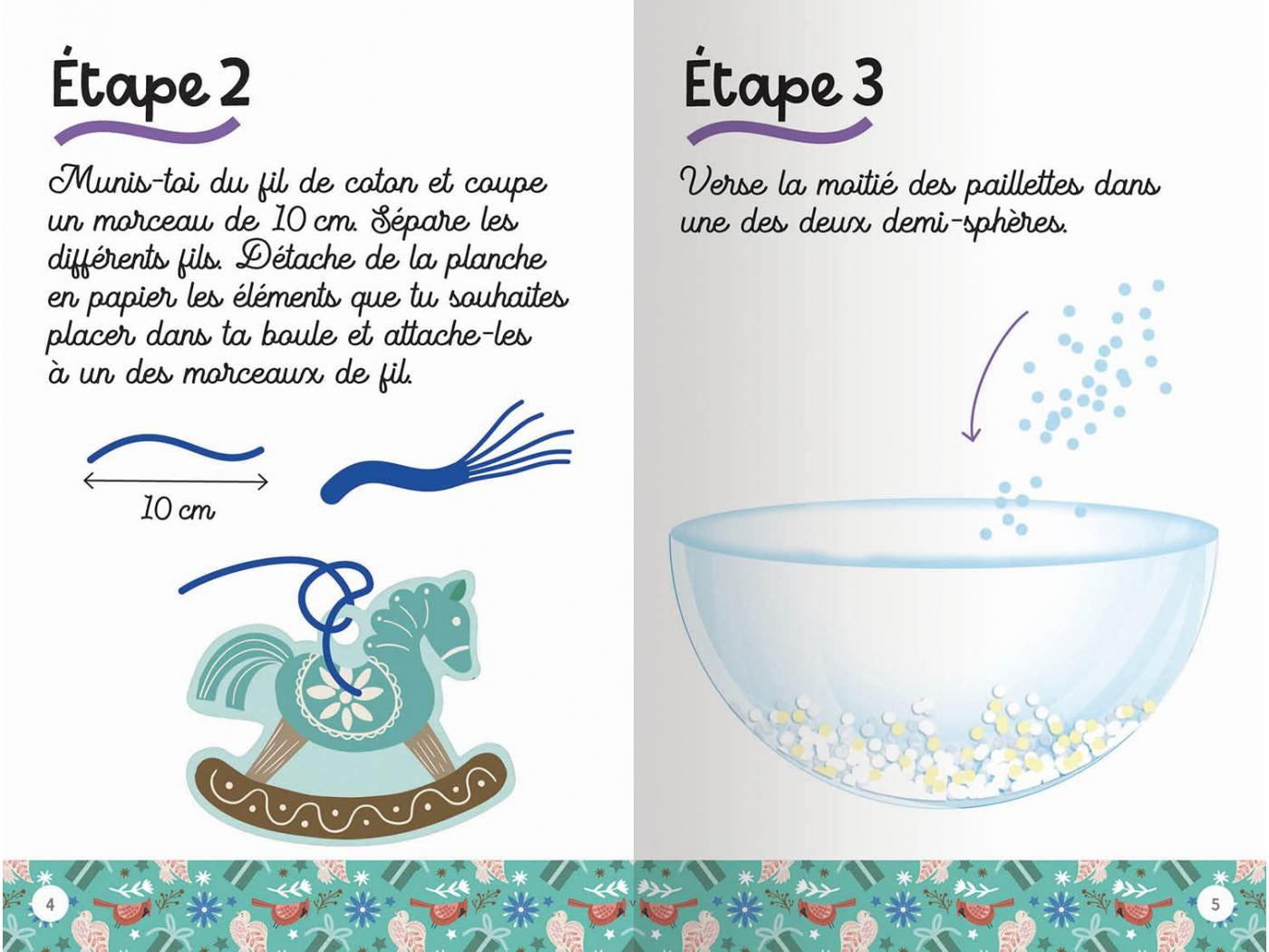 Coffret de Noël : ma boule de Noël à décorer Jeux & loisirs créatifs La family shop