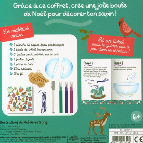 Coffret de Noël : ma boule de Noël à décorer Jeux & loisirs créatifs La family shop