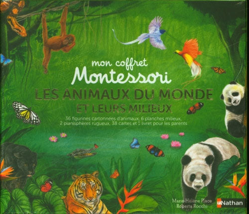 Les animaux du monde et leurs milieux - Coffret Montessori Montessori & Steiner La Family Shop