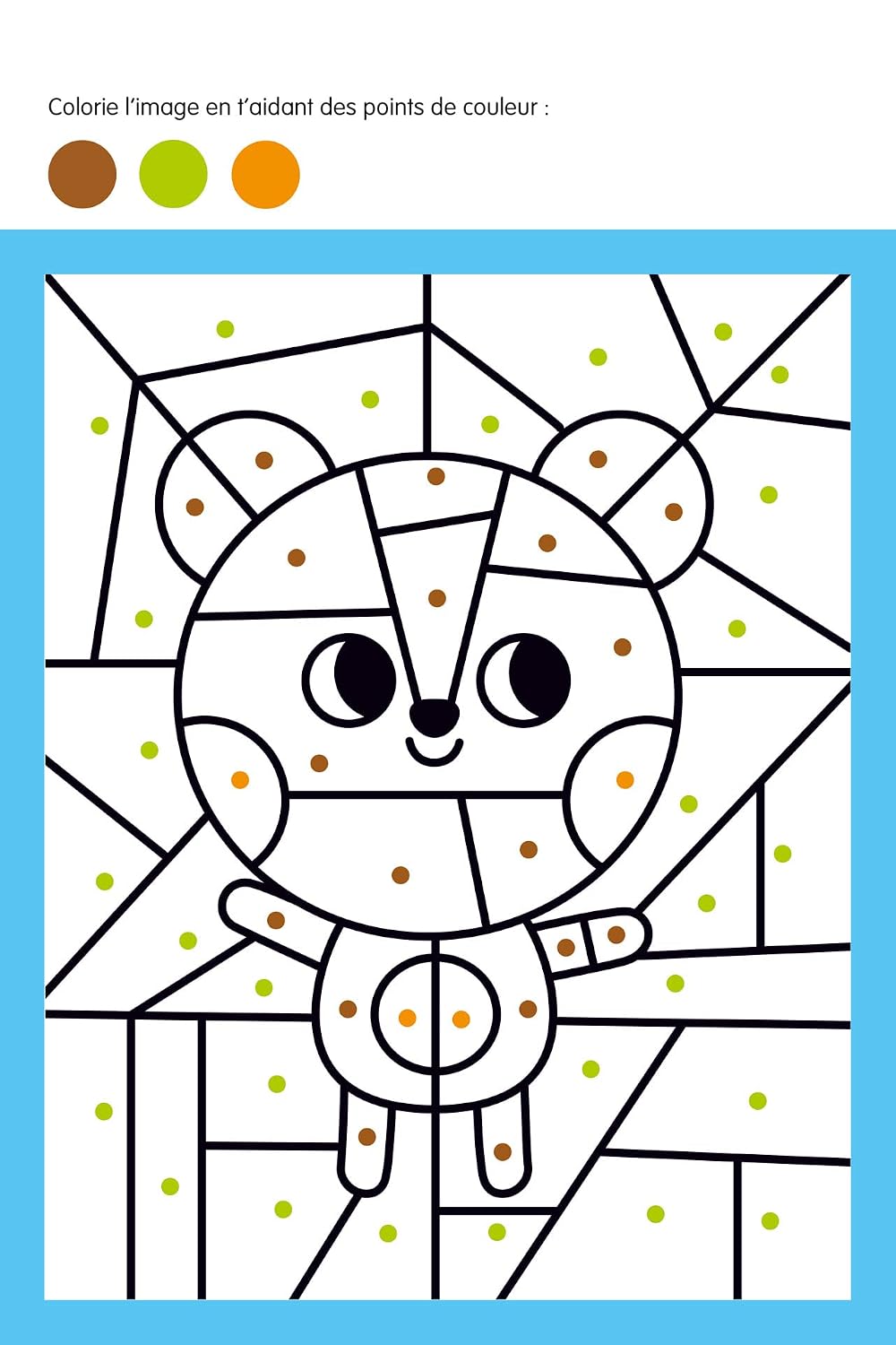 Coloriages surprise avec les couleurs