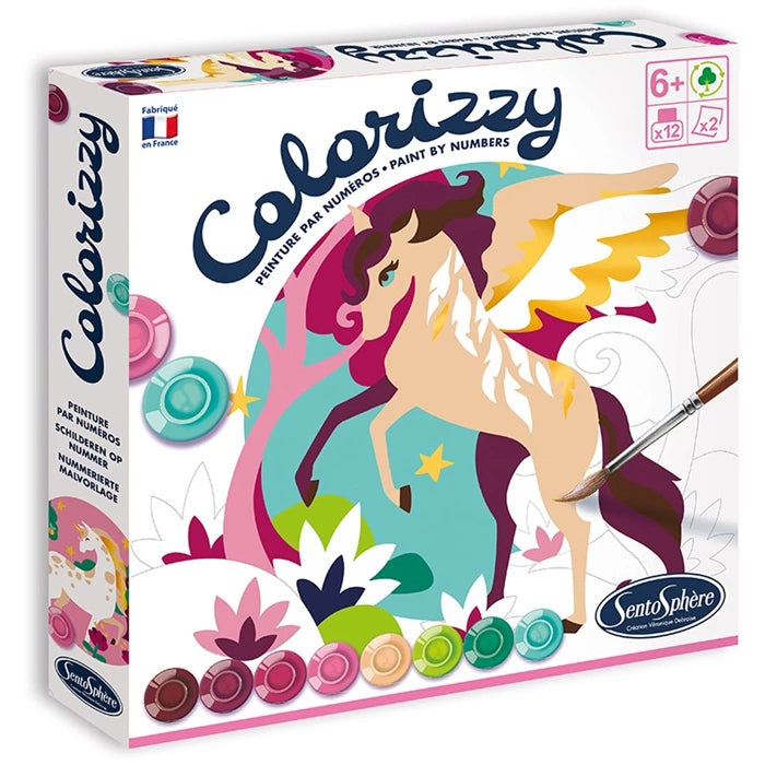 Colorizzy Licorne - atelier de peinture au numéro Jeux & loisirs créatifs Swissgames
