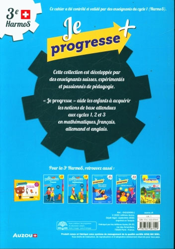 3ème HarmoS - Français et Compréhension de textes - 6-7 ans Appuis scolaires La family shop