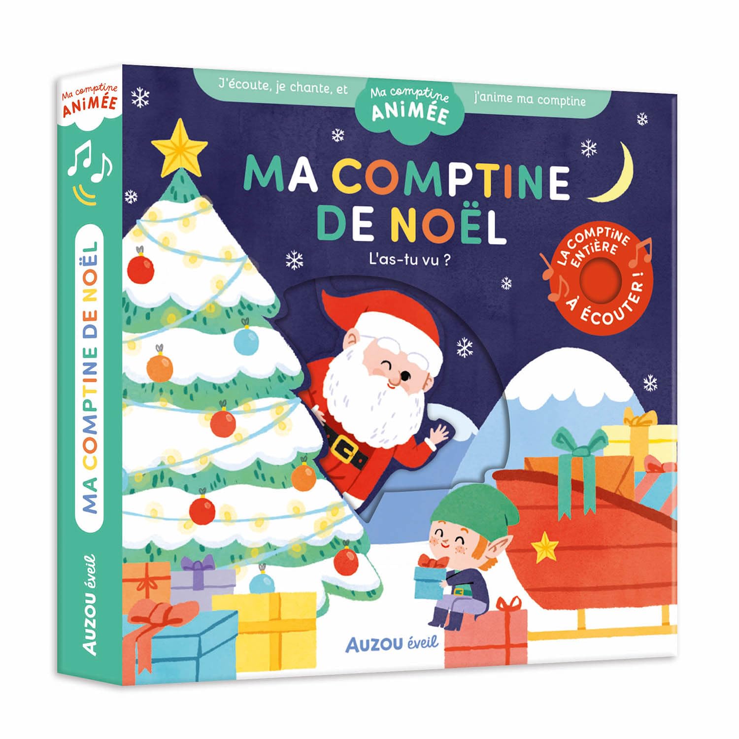 Ma comptine de Noël - L'as-tu vu ? - livre sonore et animé Livres OLF