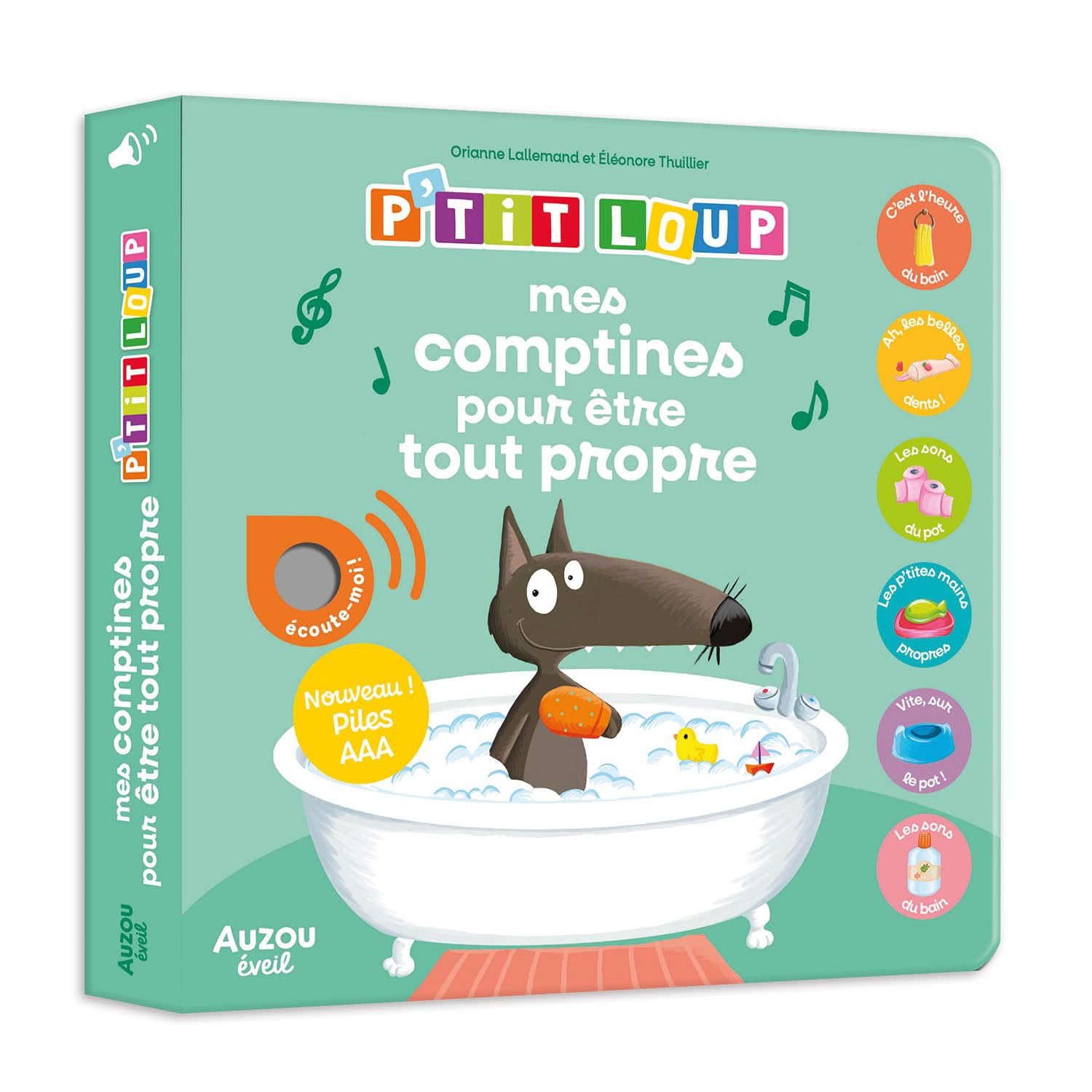 Mes comptines pour être tout propre - P'tit Loup Livres OLF
