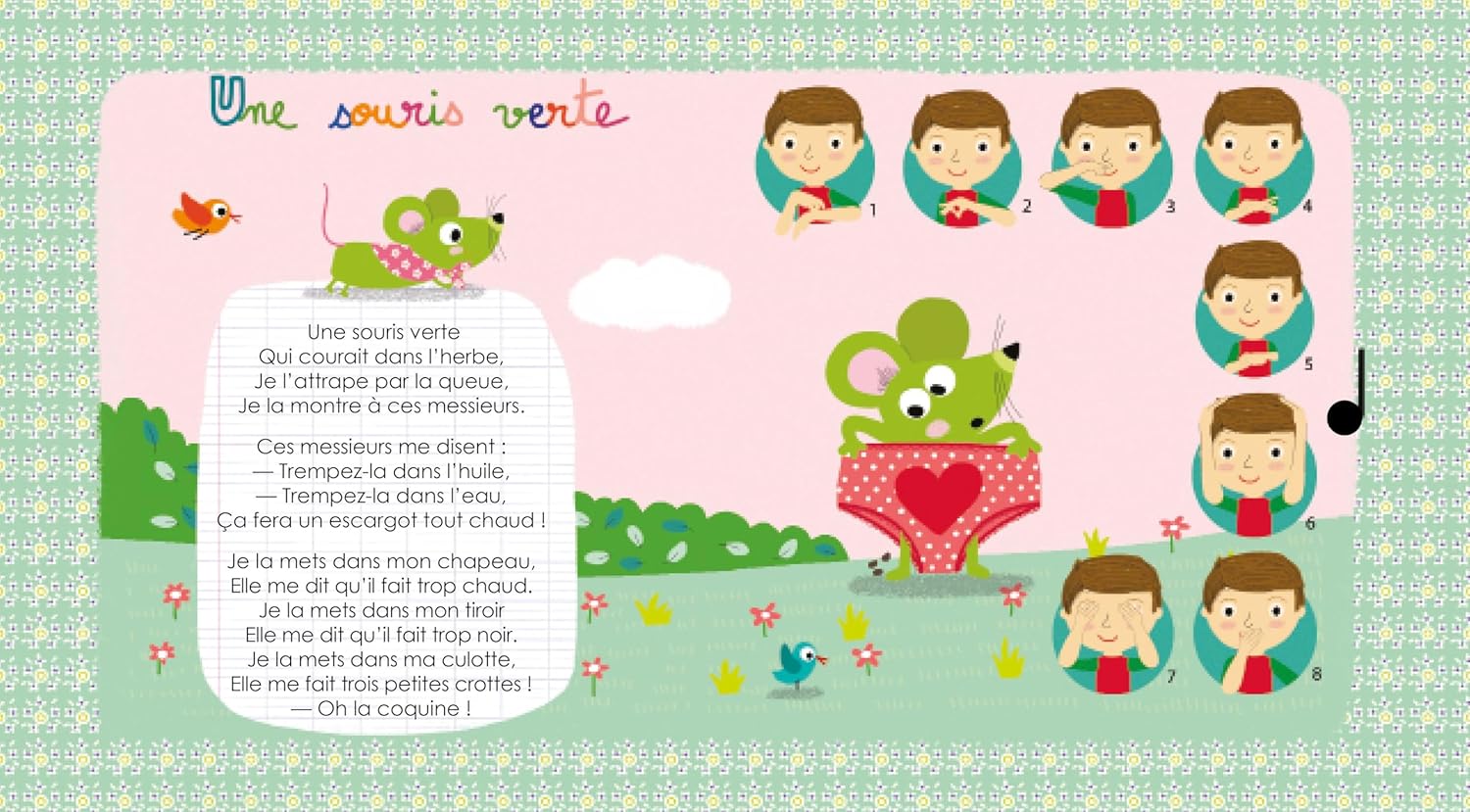 Mes toutes premières comptines à toucher pour bébé Livres Dilisco - OLF