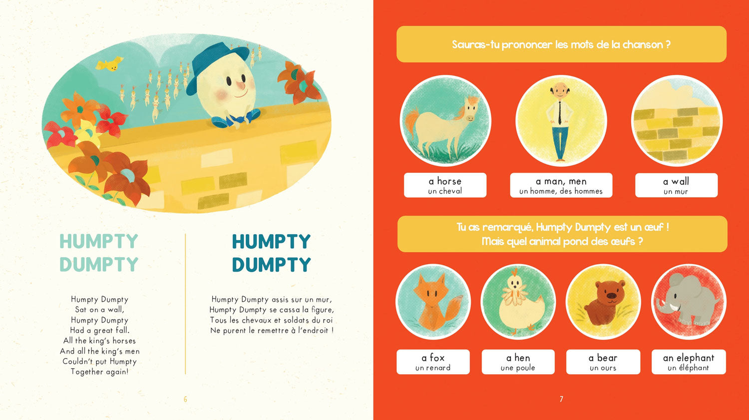Mes comptines anglaises dès 3 ans Livres dilisco - OLF