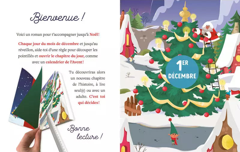 Le concours du Père Noël  - Mon premier roman de l'Avent Livres OLF