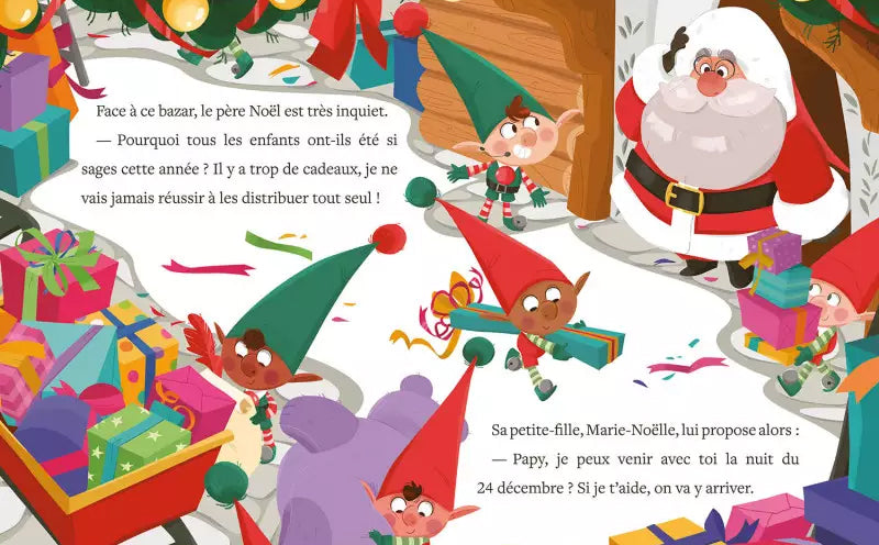 Le concours du Père Noël  - Mon premier roman de l'Avent Livres OLF