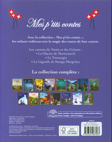 Mes p’tits contes des cantons du Tessin et des Grisons Livres OLF