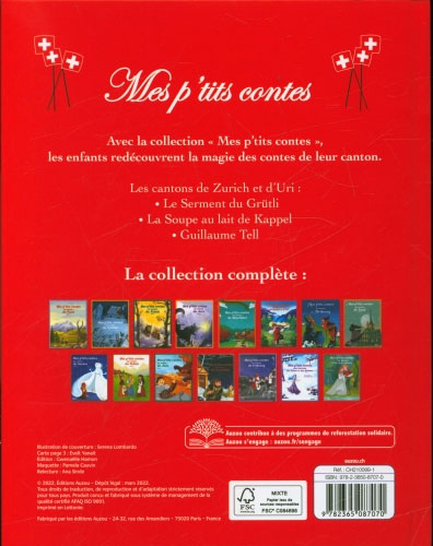 Mes p’tits contes des cantons de Zurich et d'Uri Livres OLF