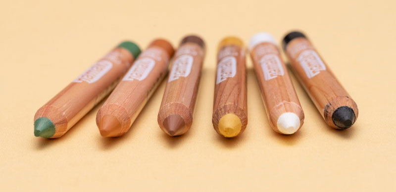 Kit 6 crayons maquillage - Vie sauvage Jeux & loisirs créatifs Happy clown