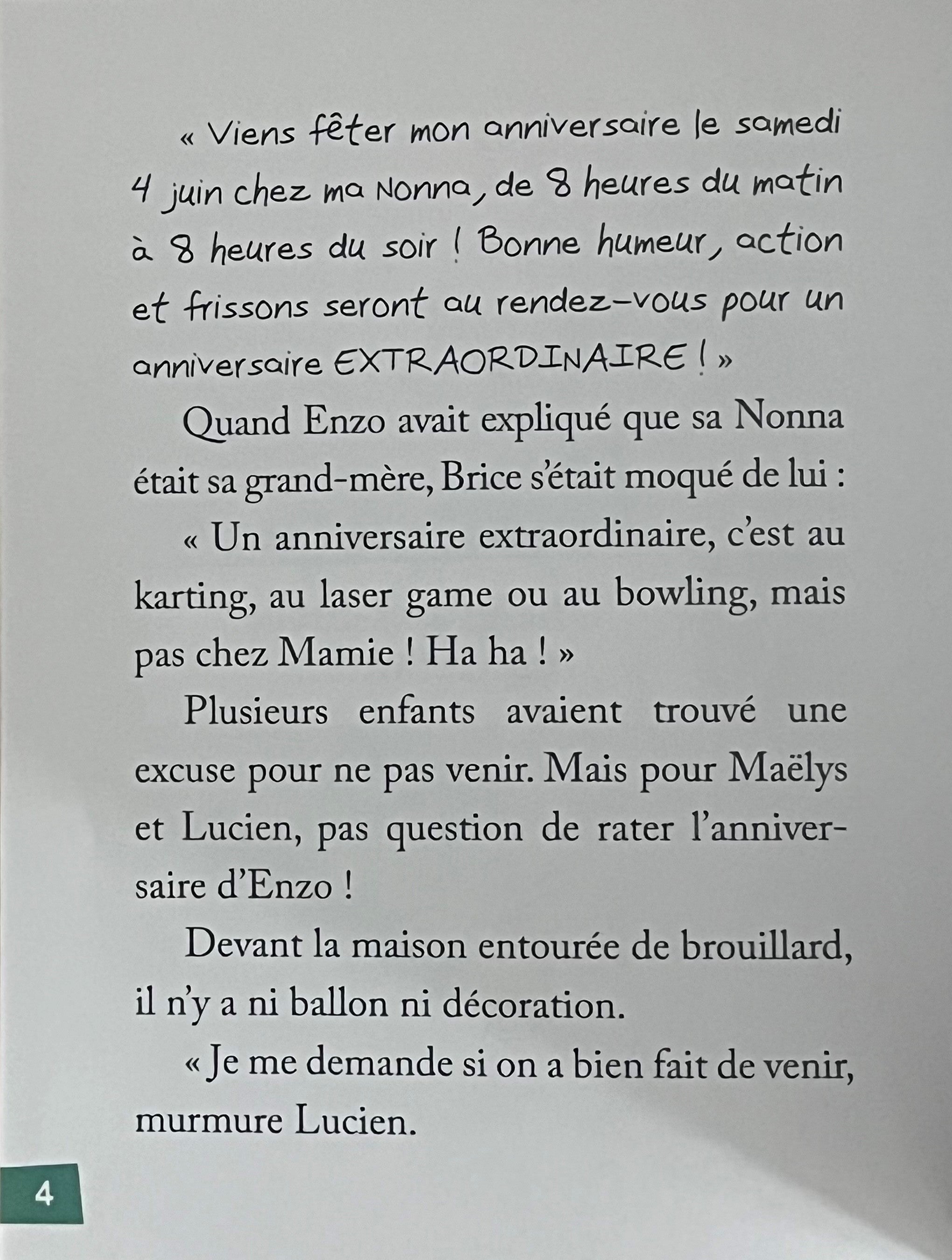 Les enquêtes de Maëlys - T11: drôle d'anniversaire à Vevey - Dès 8 ans Livres La family shop